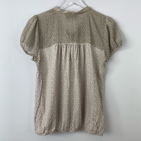 ❌Ann Taylor LOFT . Tie Neck Semi Sheer Blouse . SP - Picture 5 of 6